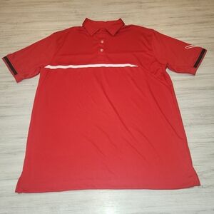 Callaway Opci Dri Short Sleeve Golf Polo Red Men's Size Medium A1
